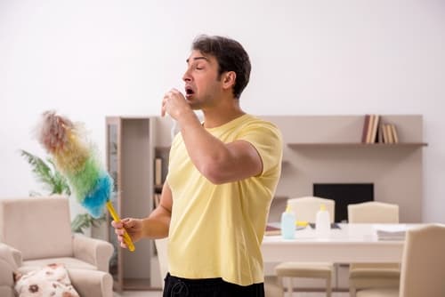 How to clean a house when you have allergies