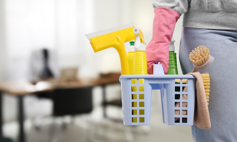 How do I keep my home office clean